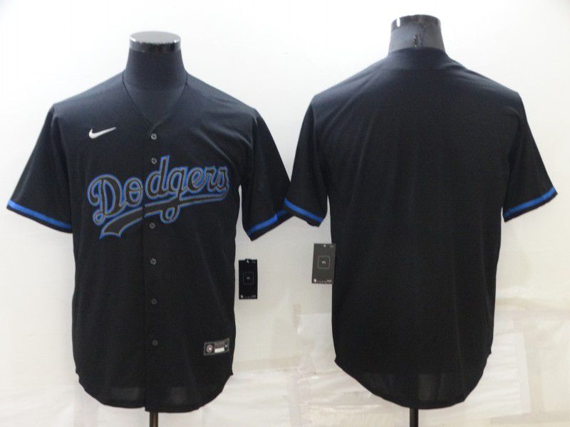 Men Los Angeles Dodgers Blank Black Game Nike 2022 MLB Jerseys